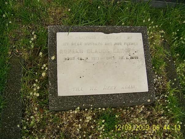 GAN? Ronald Claude 1917-19?9