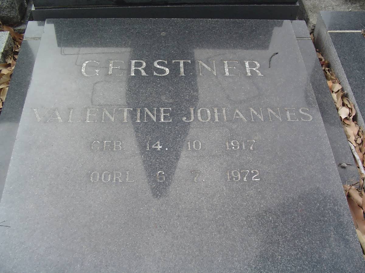 GERSTNER Valentine Johannes 1917-1972
