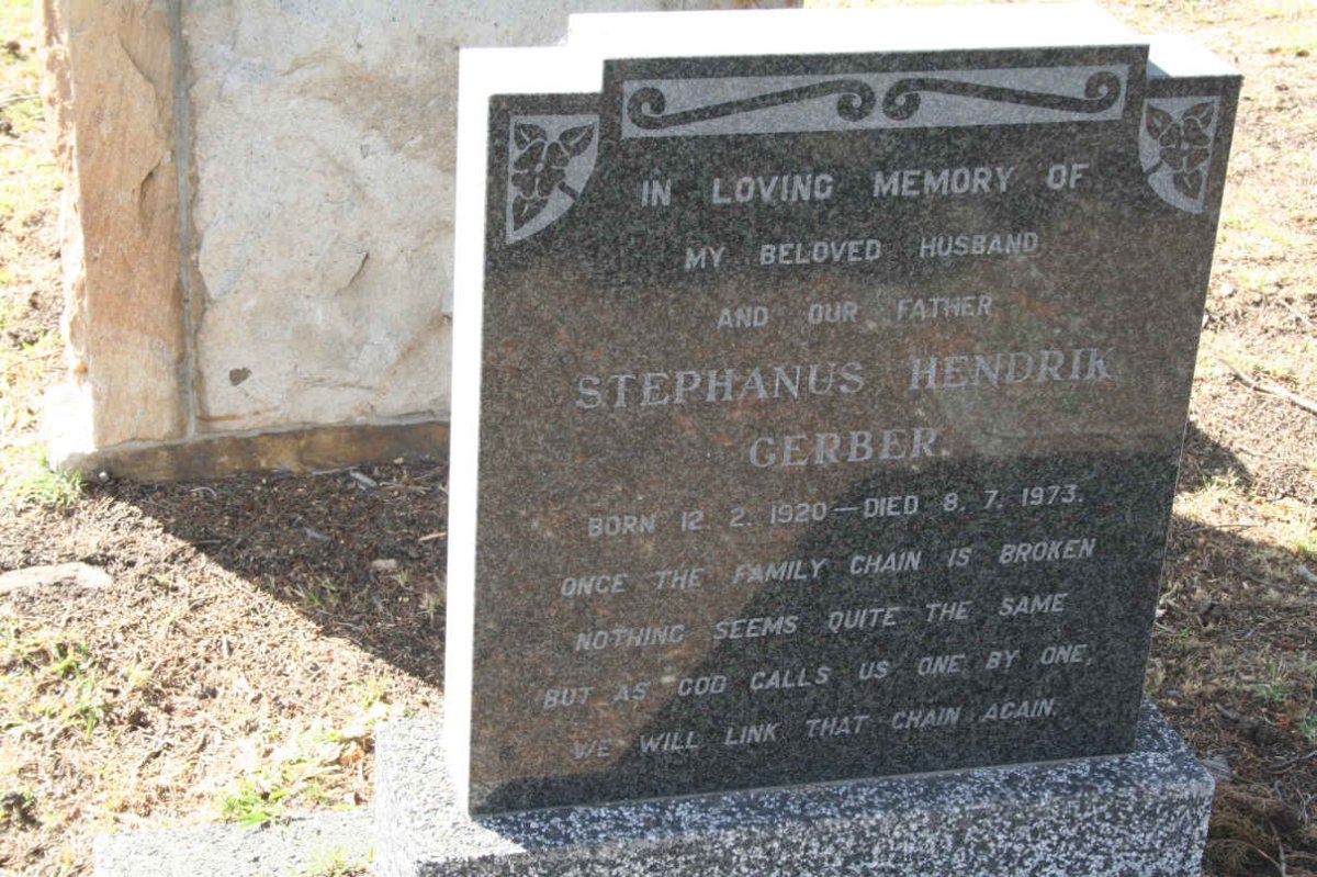 GERBER Stephanus Hendrik 1920-1973