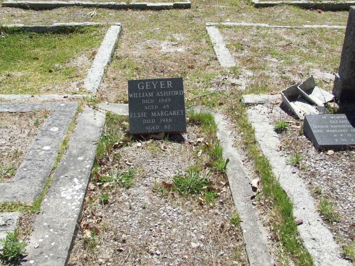 GEYER William Ashford -1949 &amp; Elsie Margaret -1988