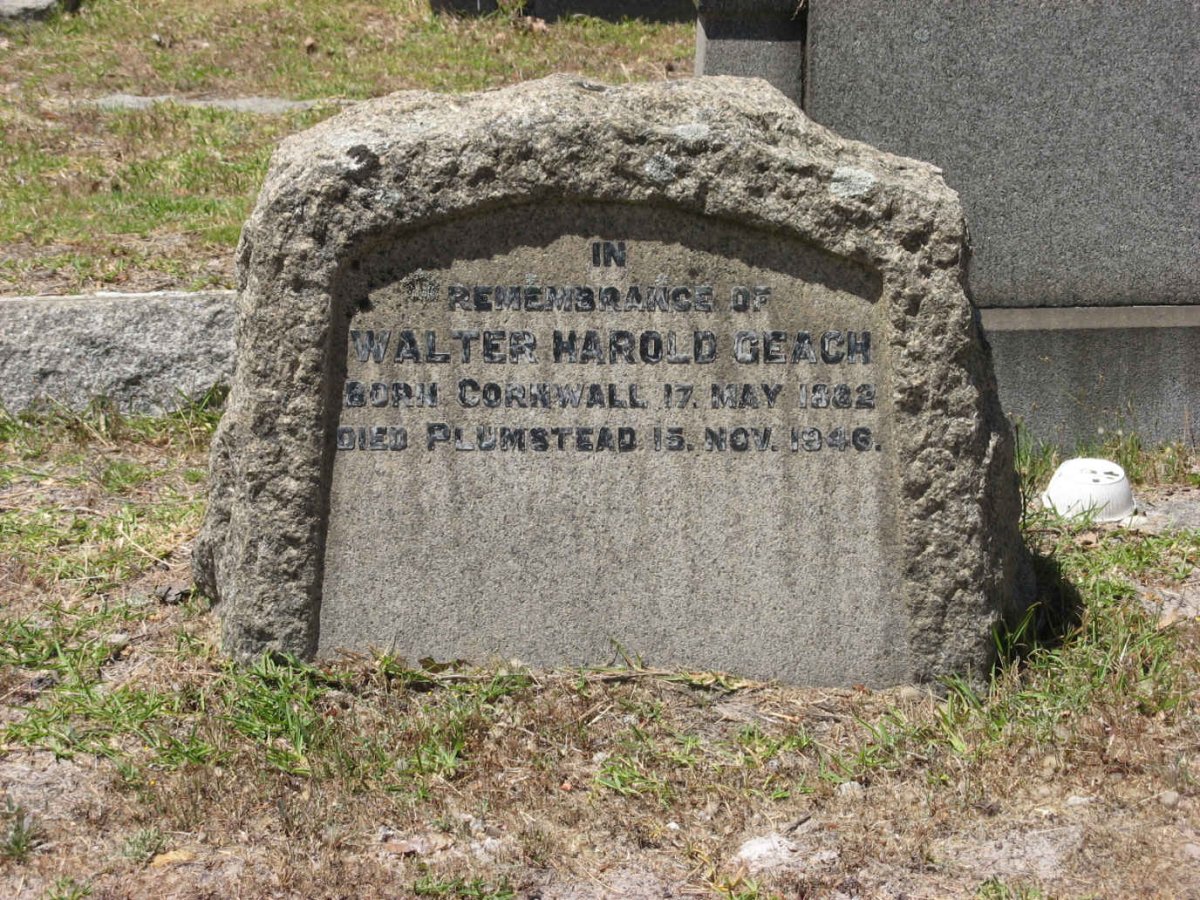 GEACH Walter Harold 1882-1946