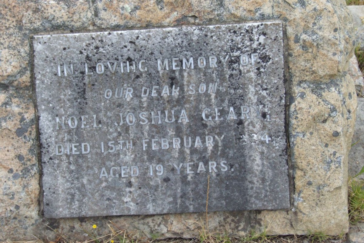 GEARY Noel Joshua -1934