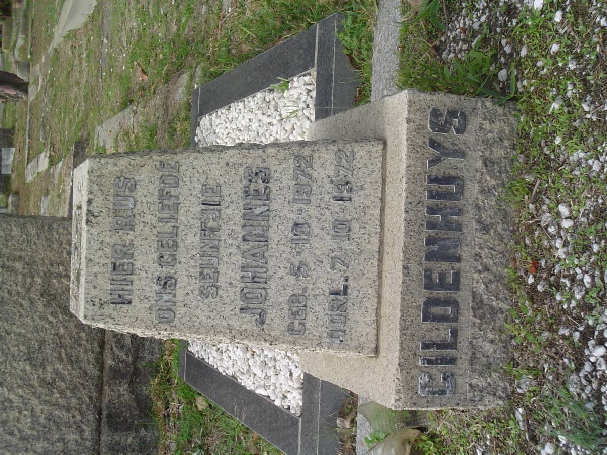 GILDENHUYS Johannes 1972-1972