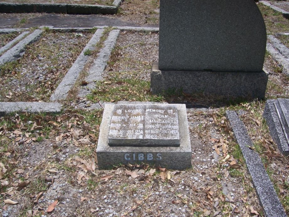 GIBBS Henry James 1911-1959 &amp; Joan Margaret 1908-1975