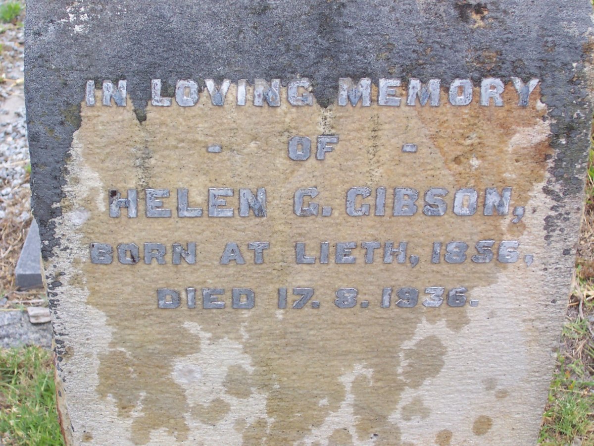 GIBSON Helen G. 1856-1936