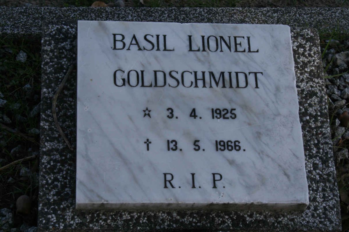 GOLDSCHMIDT Basil Lionel 1925-1966