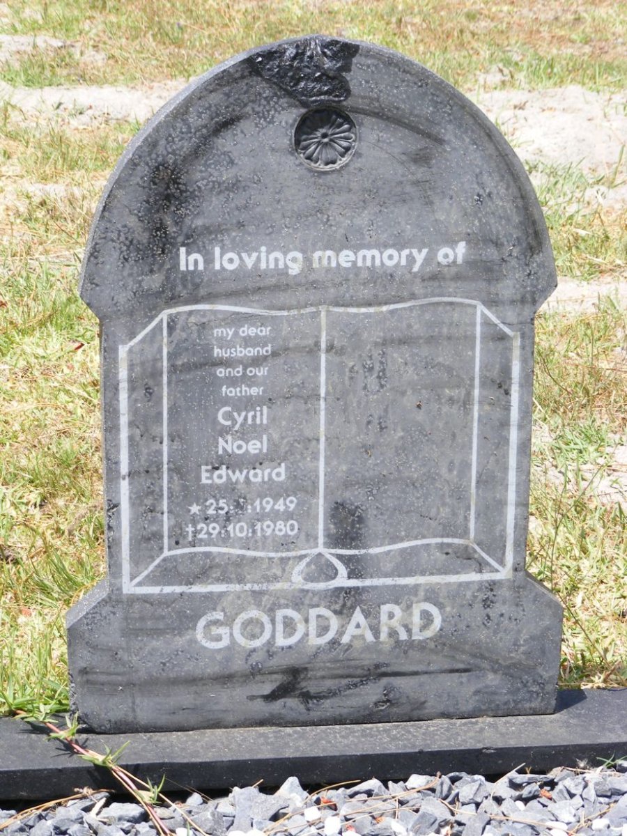 GODDARD Cyril Noel Edward 1949-1980
