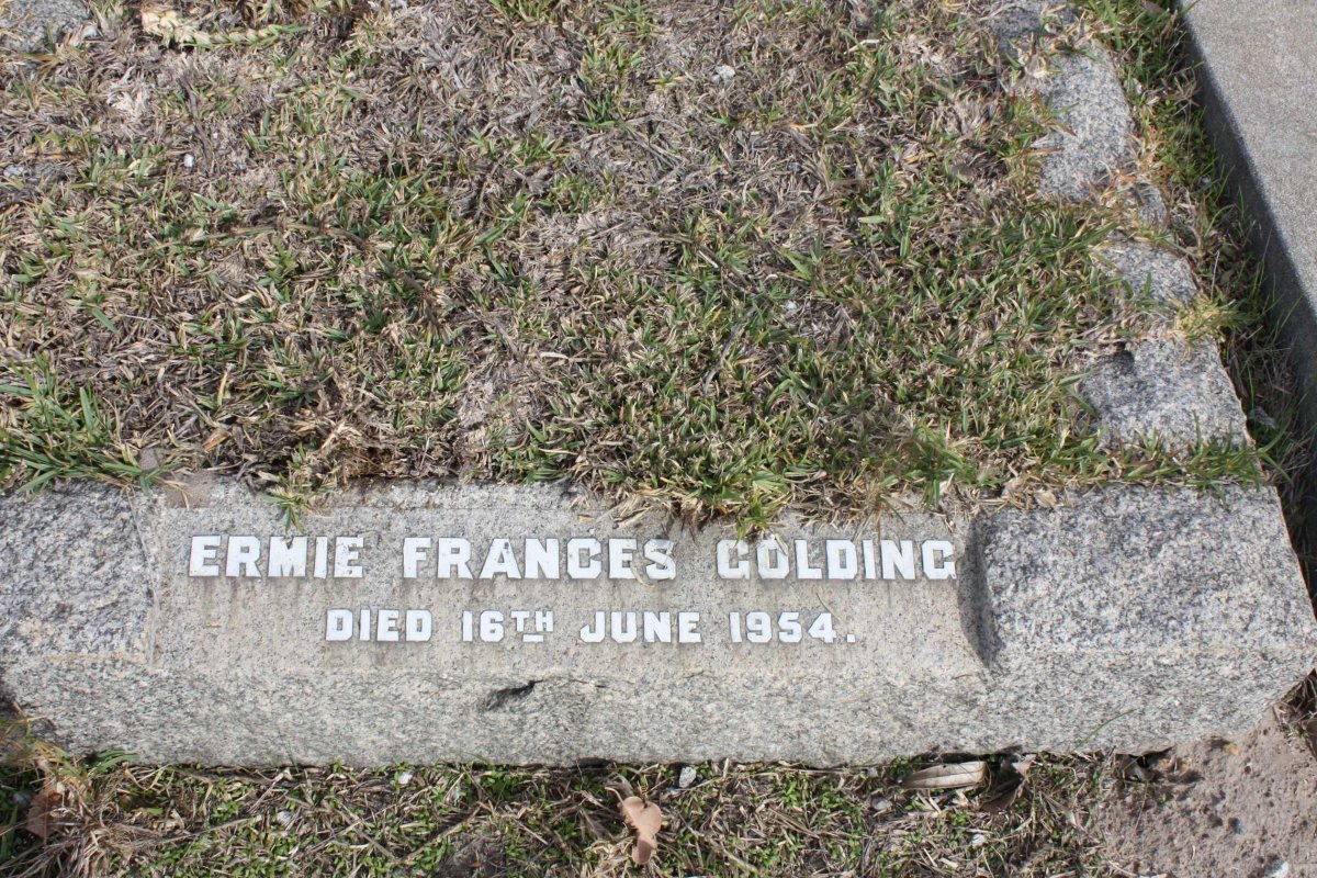 GOLDING Ermie Frances  -1954