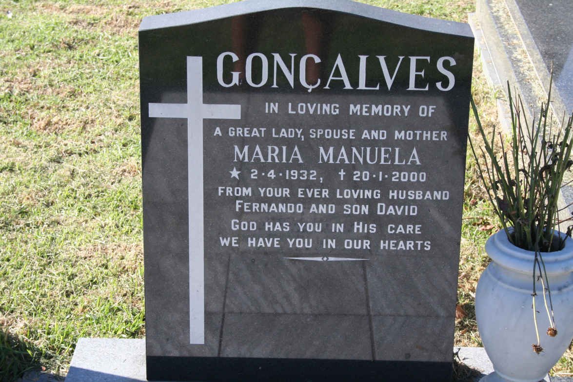 GONCALVES Maria Manuela 1932-2000