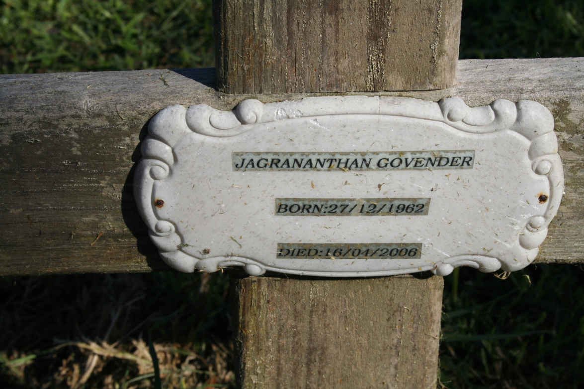 GOVENDER Jagrananthan 1962-2006
