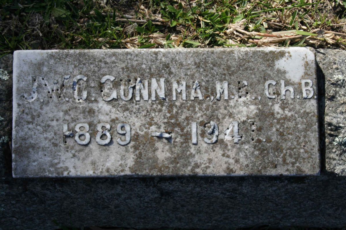 GUNN J.W.C. 1889-1944