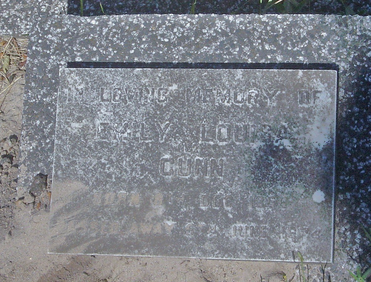 GUNN Emily Louisa 18??-1974