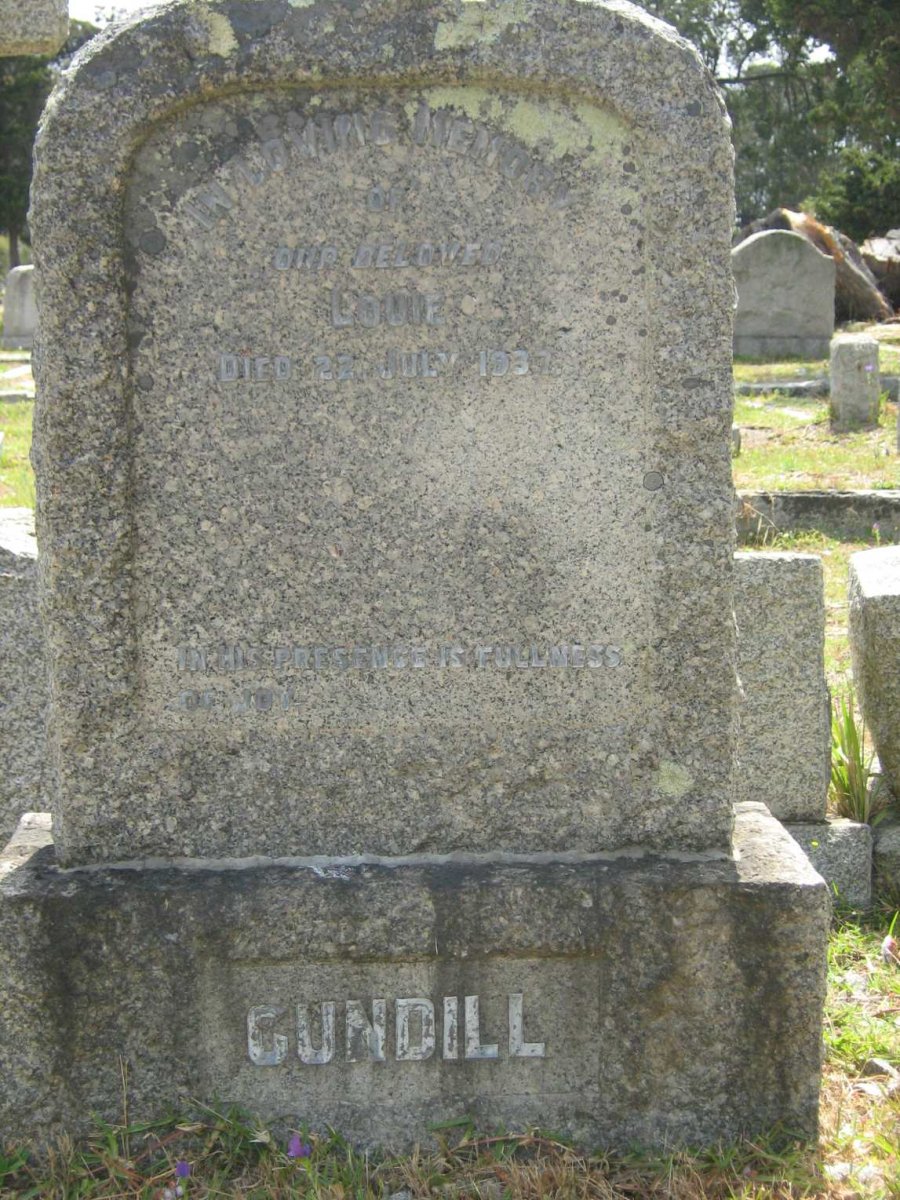 GUNDILL Louie -1937