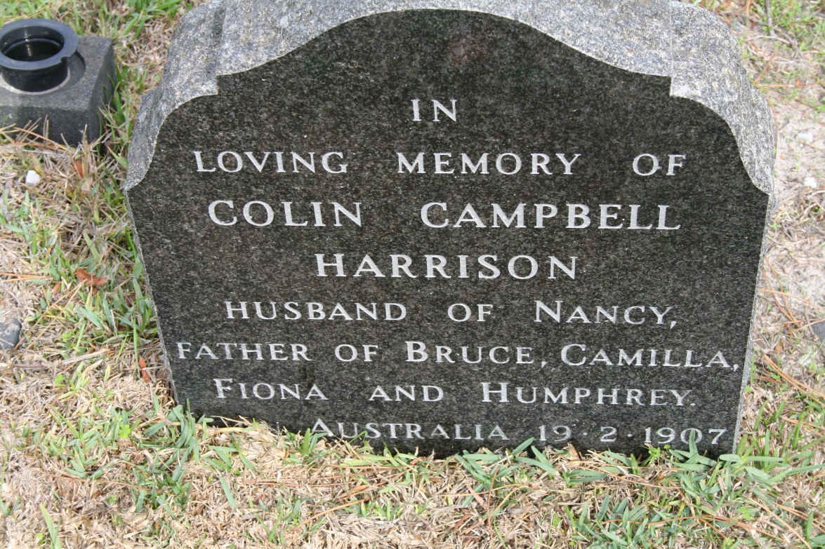 HARRISON Colin Campbell 1907-?