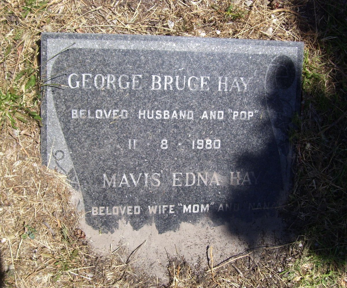 HAY George Bruce -1980 &amp; Mavis Edna