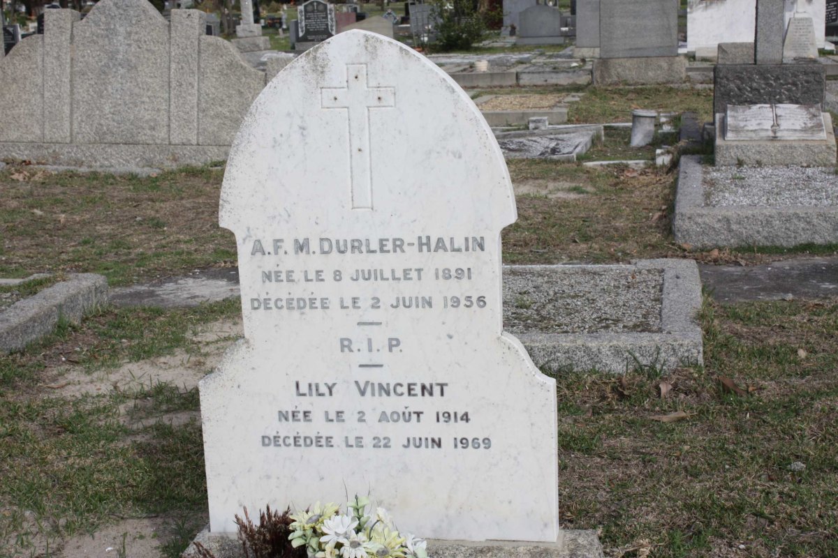 HALIN A.F.M., Durler 1891-1956 :: VINCENT Lily 1914-1969