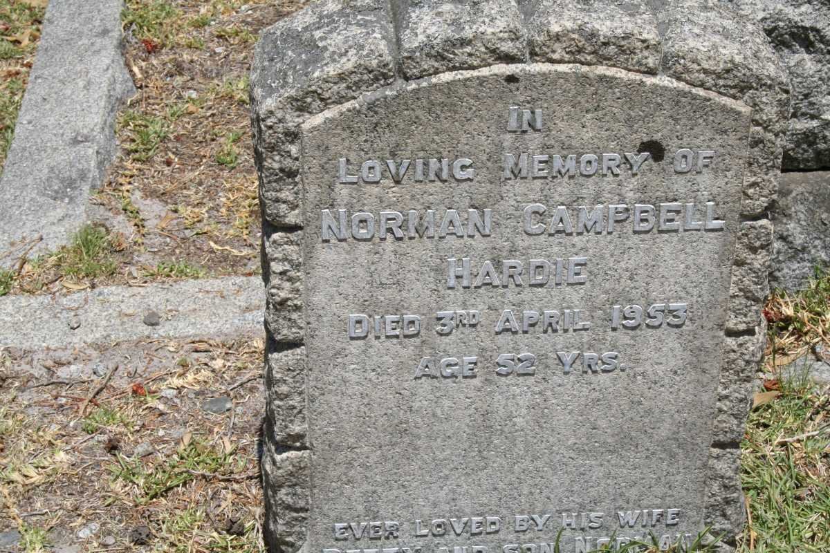 HARDIE Norman Campbell -1935