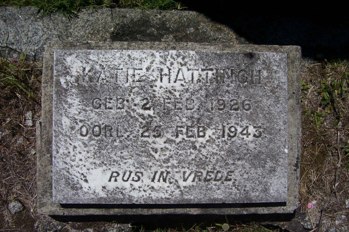 HATTINGH Katie 1926-1943