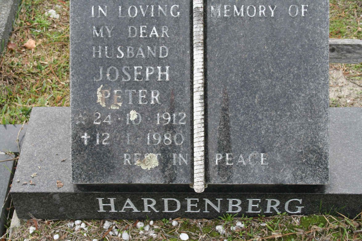 HARDENBERG  Joseph Peter 1912-1980