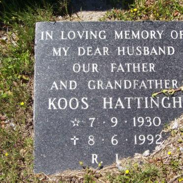 HATTINGH Koos 1930-1992