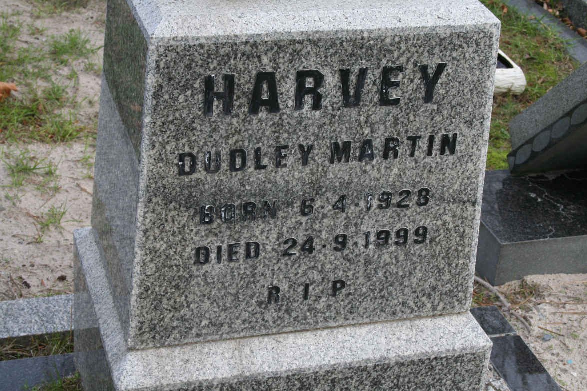 HARVEY Dudley Martin 1928-1999