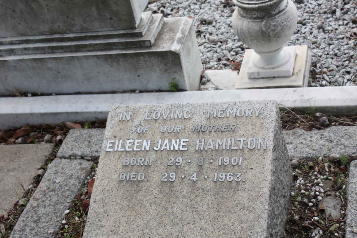 HAMILTON Eileen Jane 1901-1963