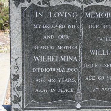 HAYLETT William -1963 &amp; Wilhelmina -1960