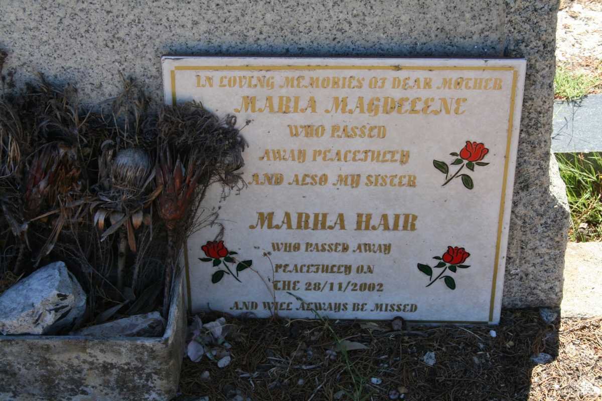 HAIR Maria Magdelene -2002 :: HAIR Marha -2002