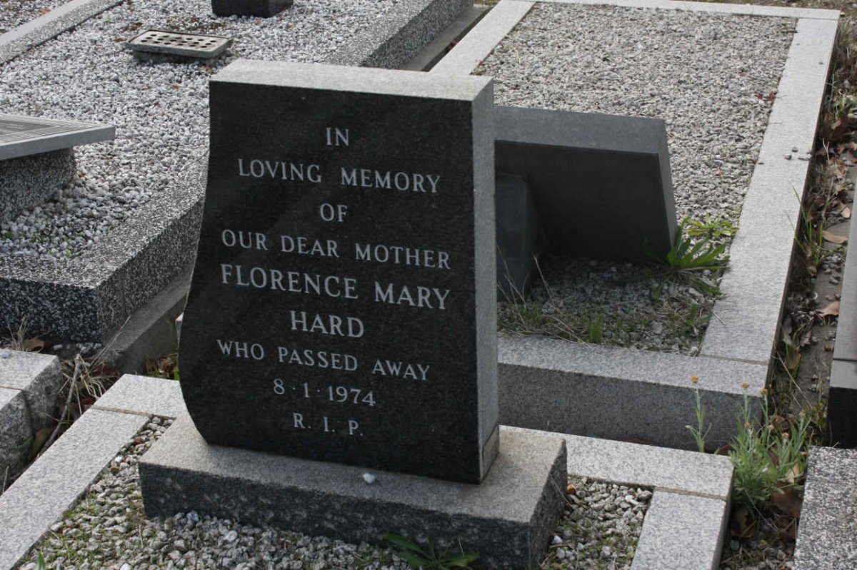 HARD Florence Mary  -1974