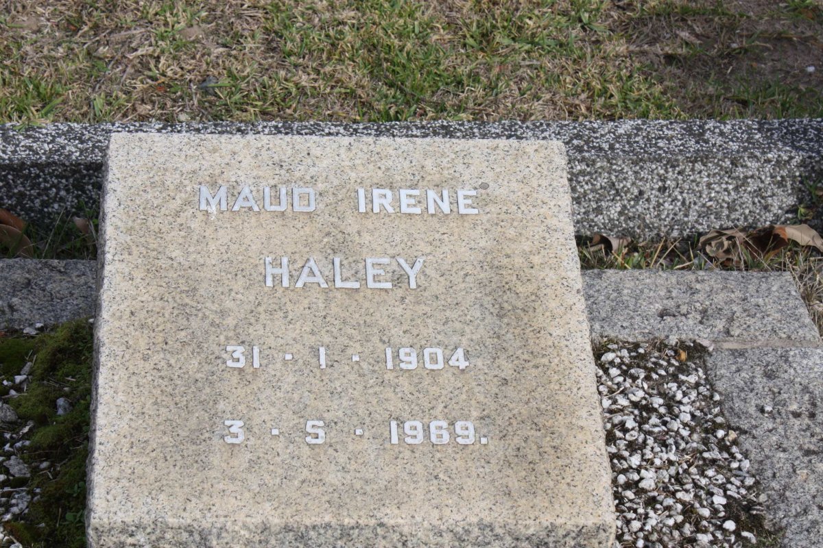 HALEY Maud Irene 1904-1969