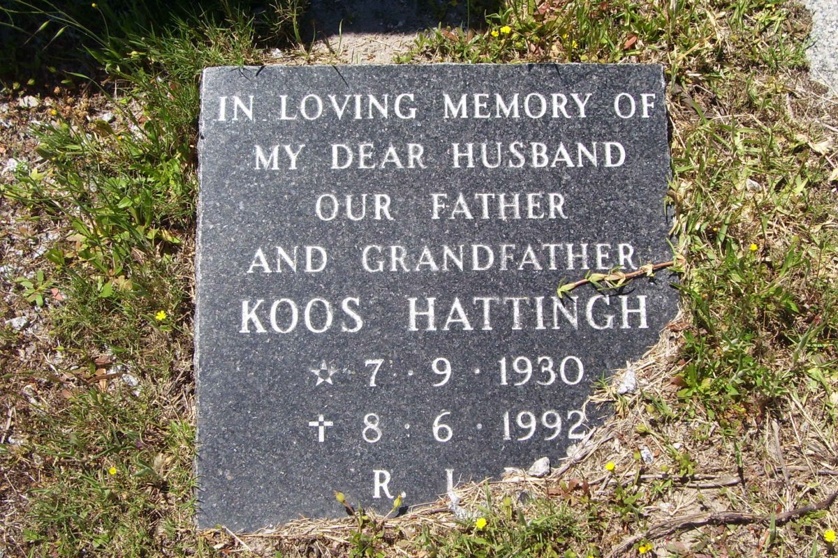 HATTINGH Koos 1930-1992