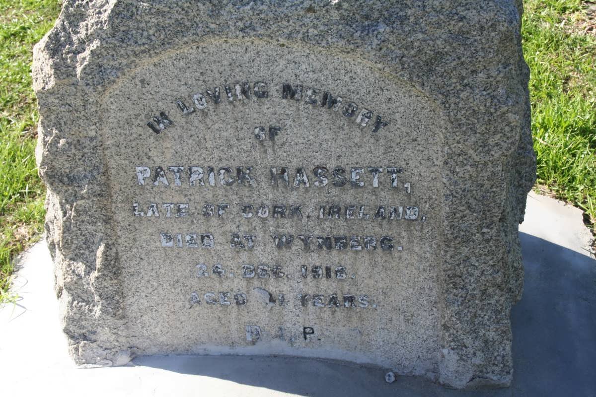 HASSETT Patrick -1916
