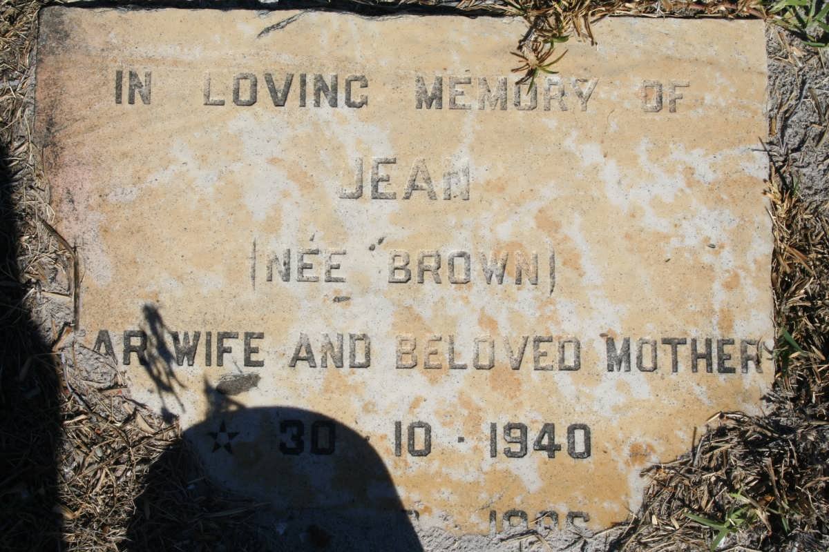 HARDING Jean nee BROWN 1940-19?