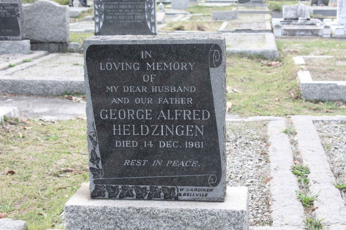HELDZINGEN George Alfred -1961