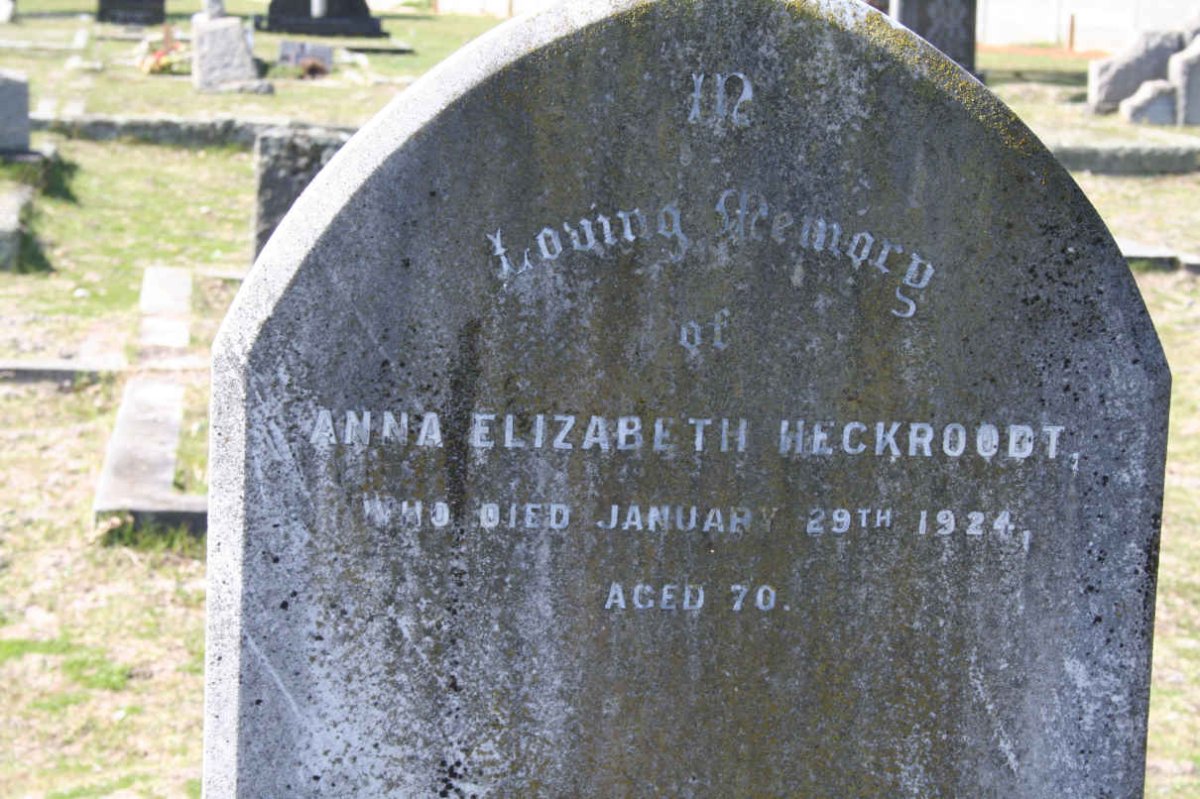 HECKROODT Anna Elizabeth -1924