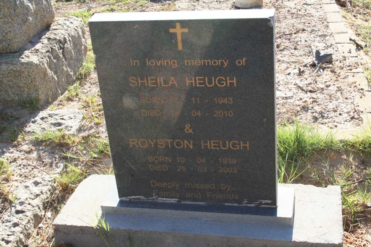 HEUGH Royston 1939-2003 &amp; Sheila 1943-2010