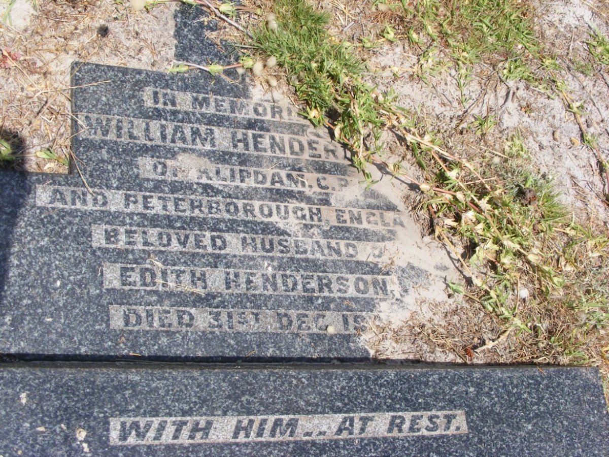 HENDERSON William -19??