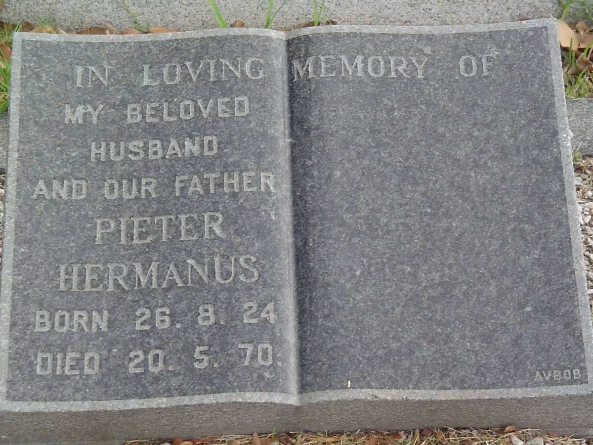 HEERDEN Pieter Hermanus, van 1924-1970 