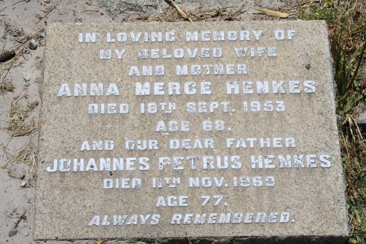HENKES Johannes Petrus -1960 &amp; Anna Merce -1953