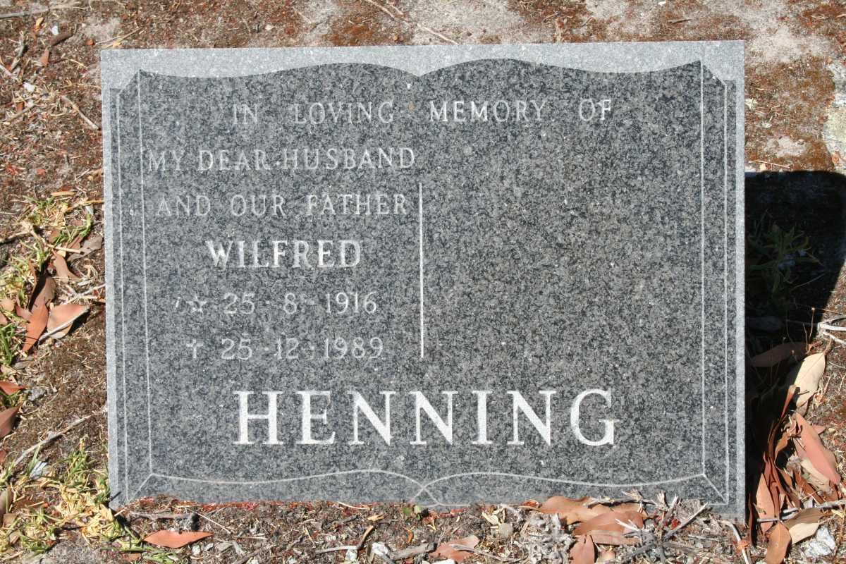 HENNING Wilfred 1916-1989