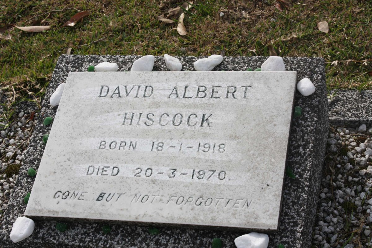 HISCOCK David Albert 1918-1970