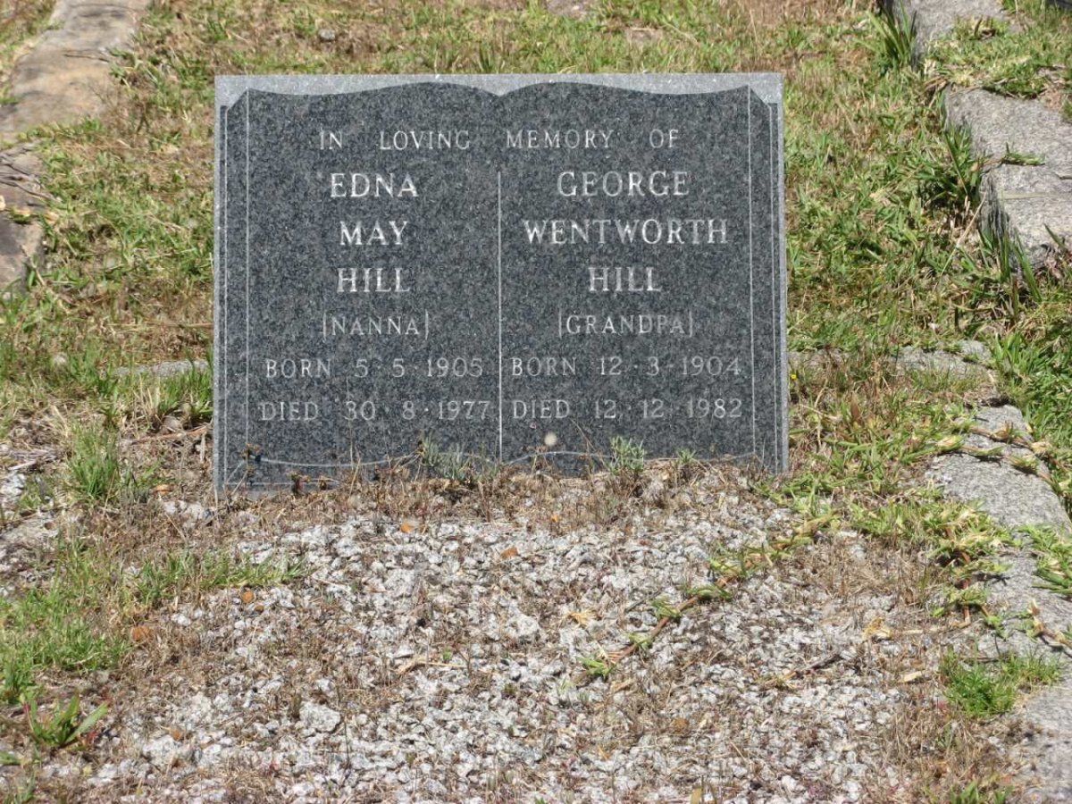 HILL George Wentworth 1904-1982 &amp; Edna May 1905-1977