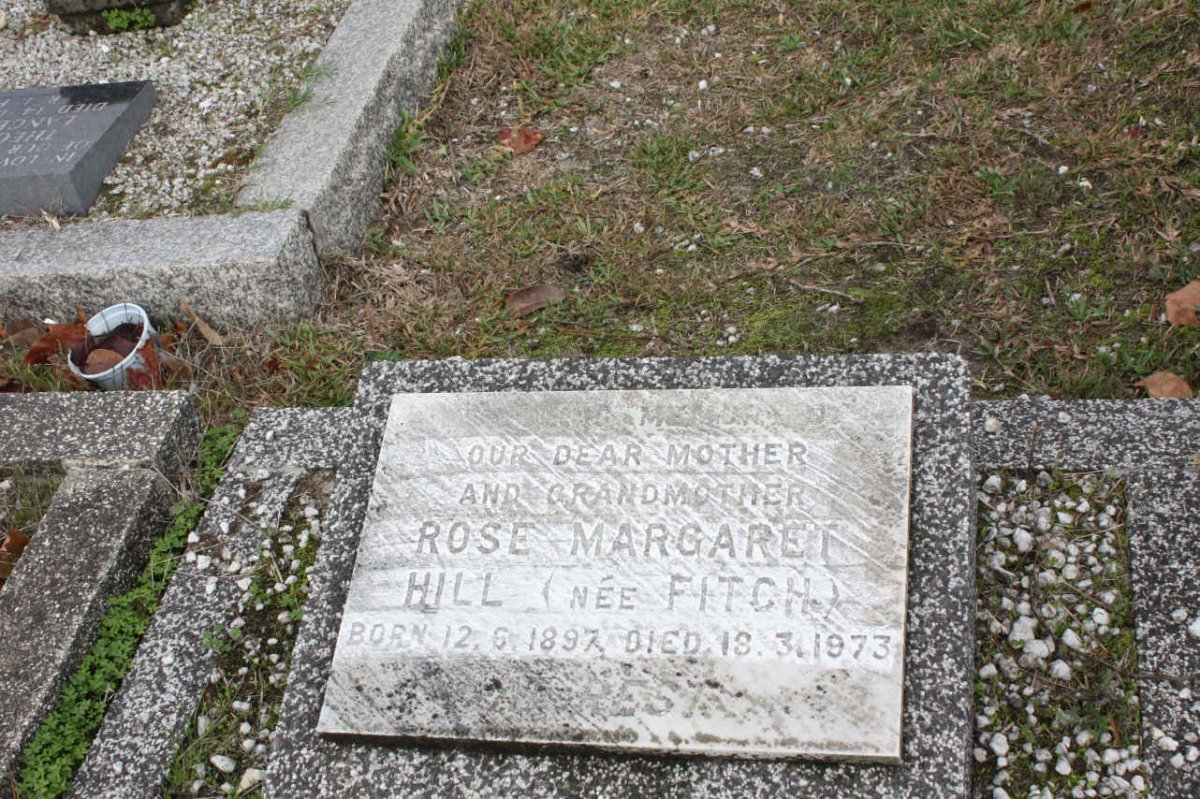 HILL Rose Margaret nee FITCH 1897-1973