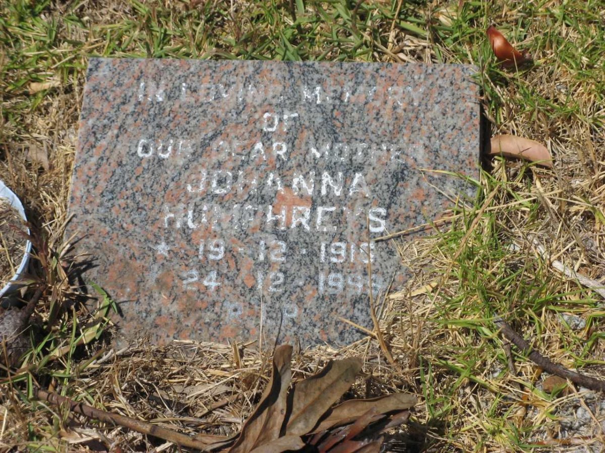 HUMPHREYS Johanna 1915-1999