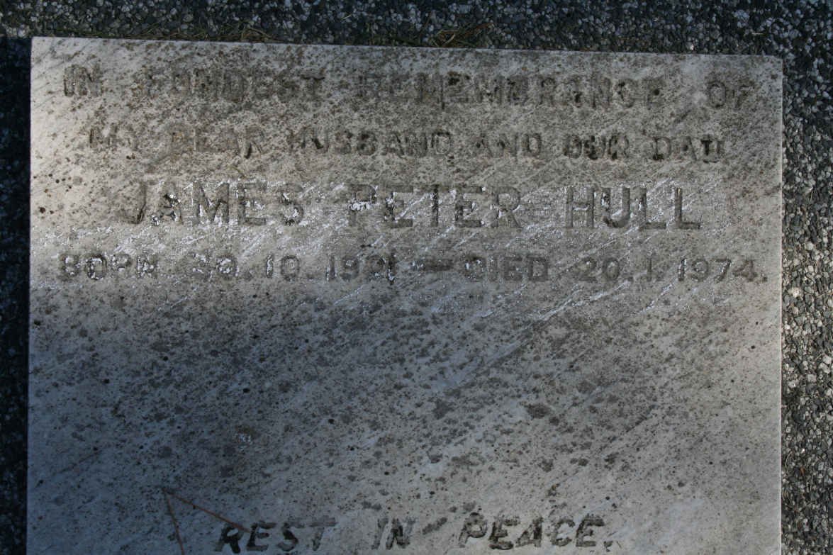 HULL James Peter 1921-1974