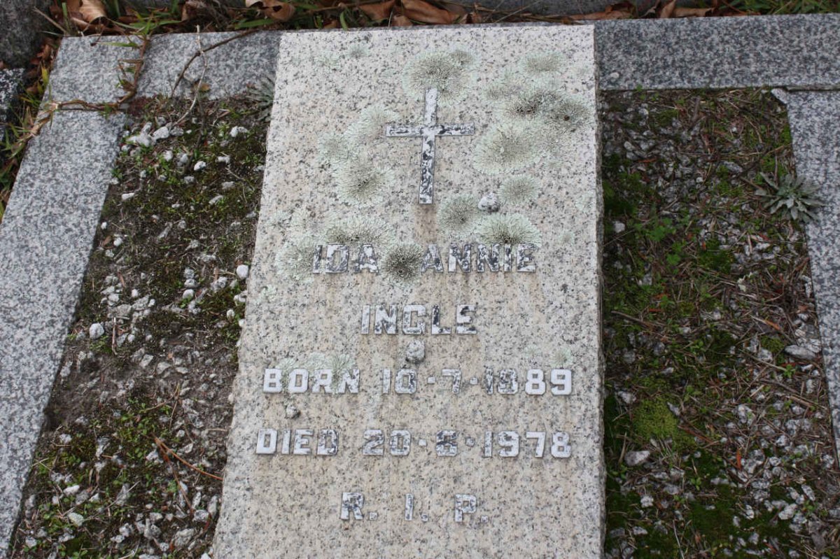 INGLE Ida Annie 1889-1978