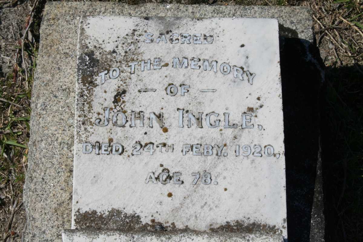 INGLE John -1920