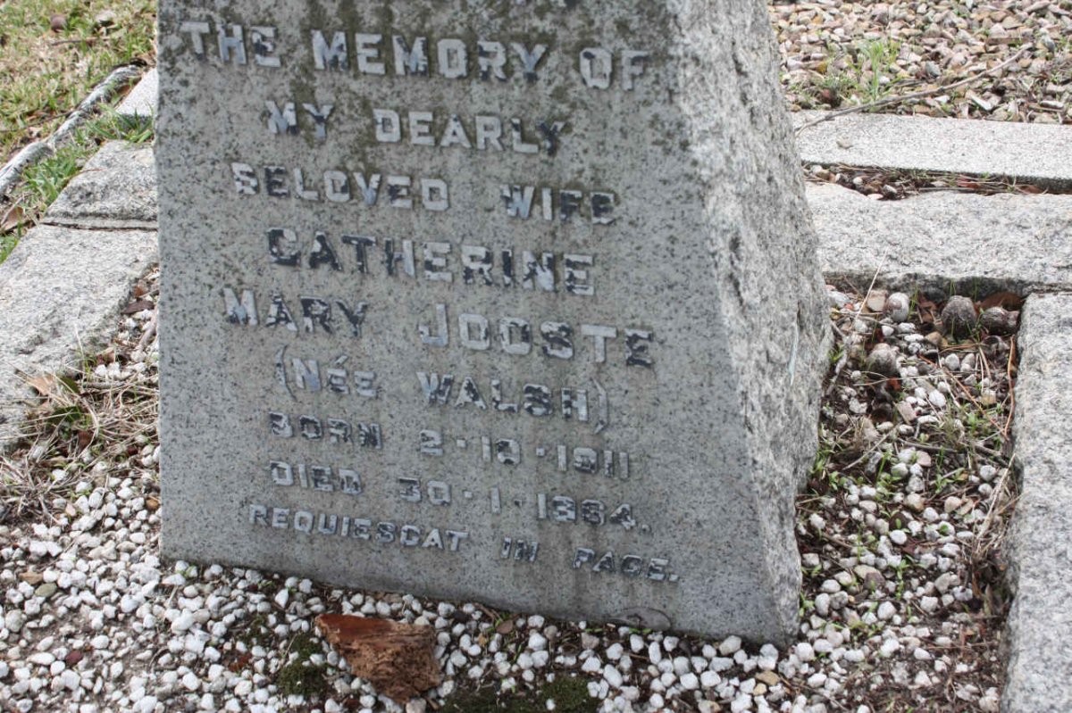 JOOSTE Catherine Mary nee WALSH 1911-1964