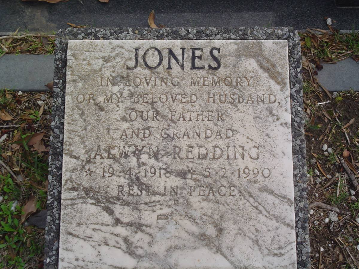 JONES Alwyn Redding 1918-1990