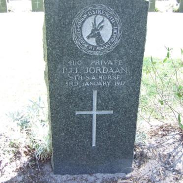 JORDAAN P.J. -1917